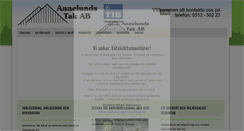 Desktop Screenshot of annelundstak.se